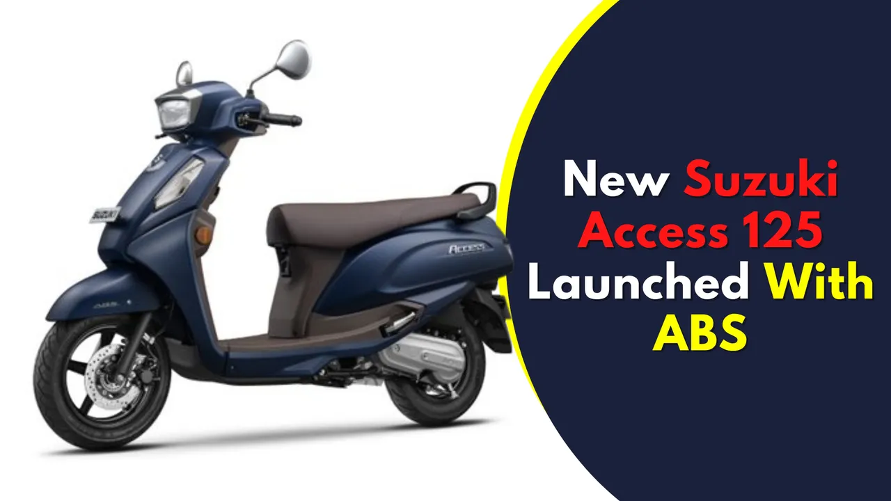 New Suzuki Access 125 Launched With ABS