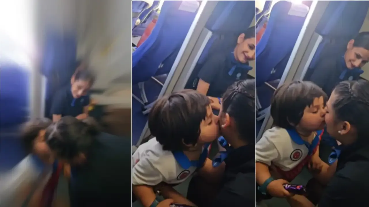 air hostess viral video