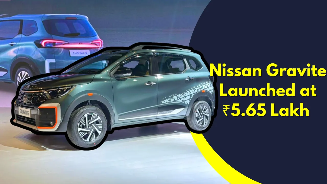Nissan Gravite Launched at just5.65 Lakh