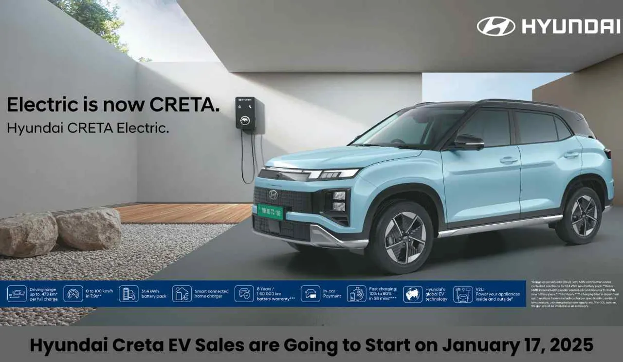 Hyundai Creta EV Revealed, Will Come With a Range of 473km