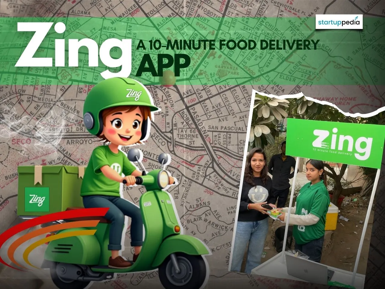 Zing, a 10-Minute Food Delivery App