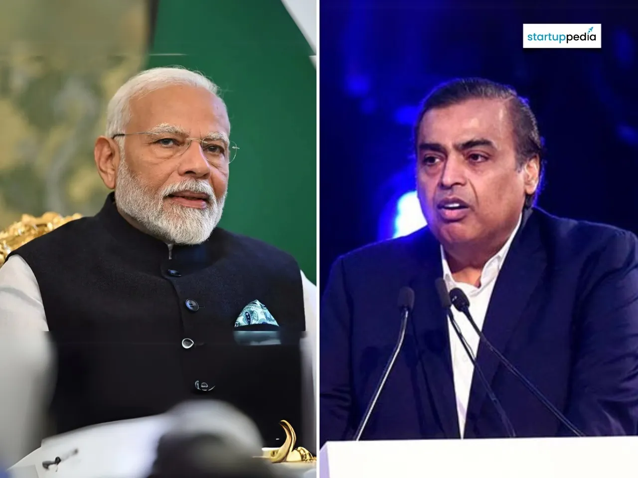 Mukesh Ambani & PM Modi