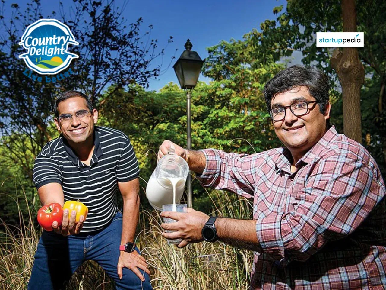  Chakradhar Gade and Nitin Kaushal  - Co-founders of Country Delight
