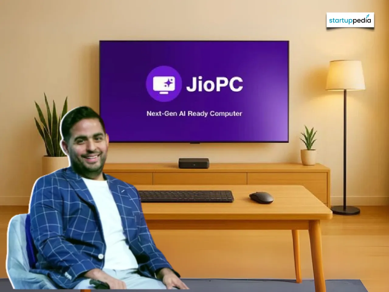 Akash Ambani introduces JioPC
