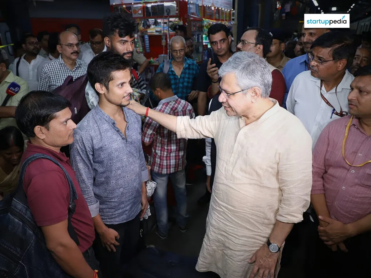 Railway Minister Ashwini Vaishnaw inspects festive rush at New Delhi Station