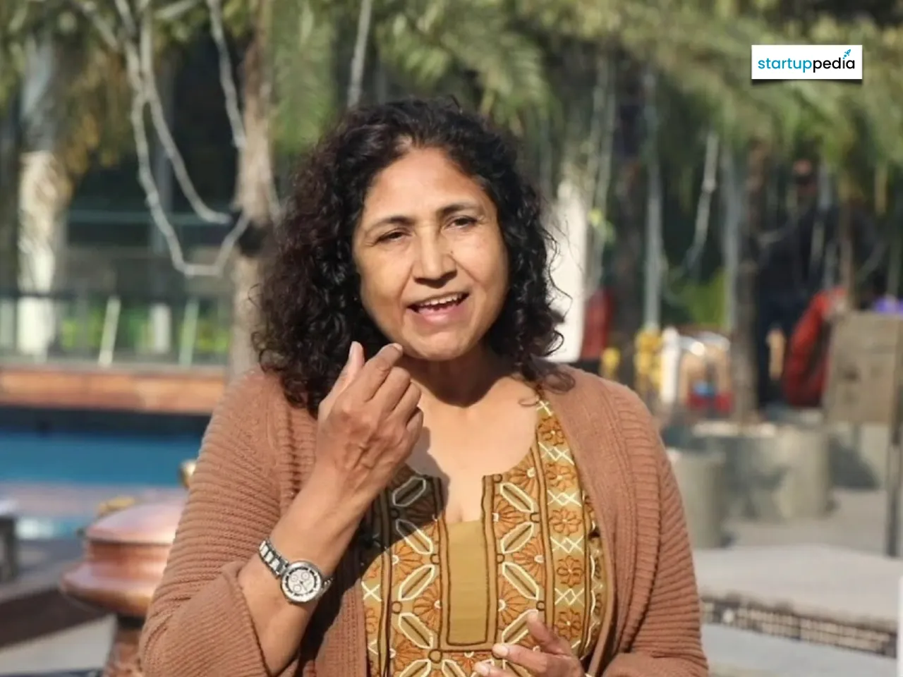 The founder and owner of Tijara Organic Farm, Sneh Yadav