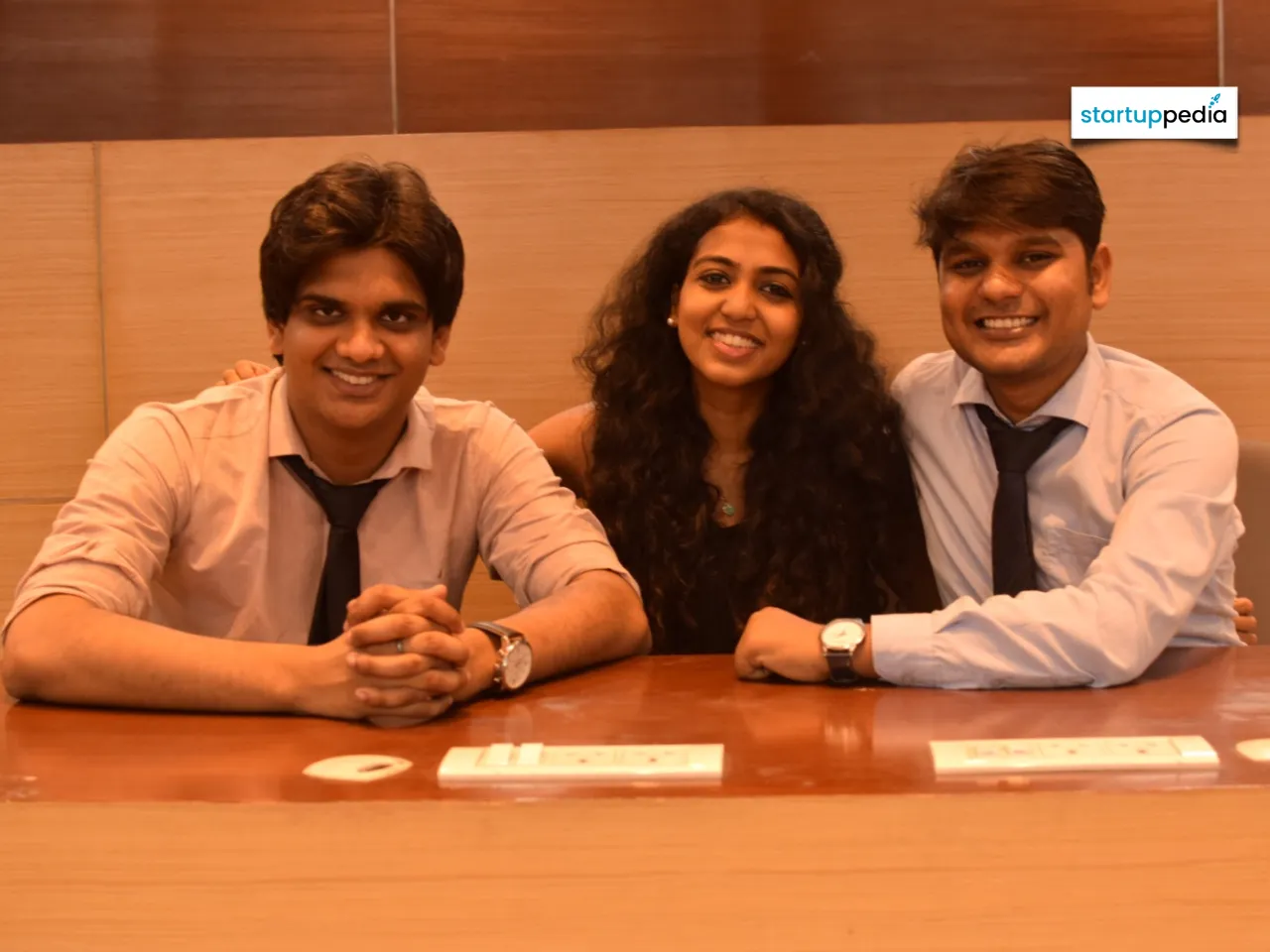 Sama co-founders - Vikram Kumar, Pranjal Sinha and Akshetha Ashok,