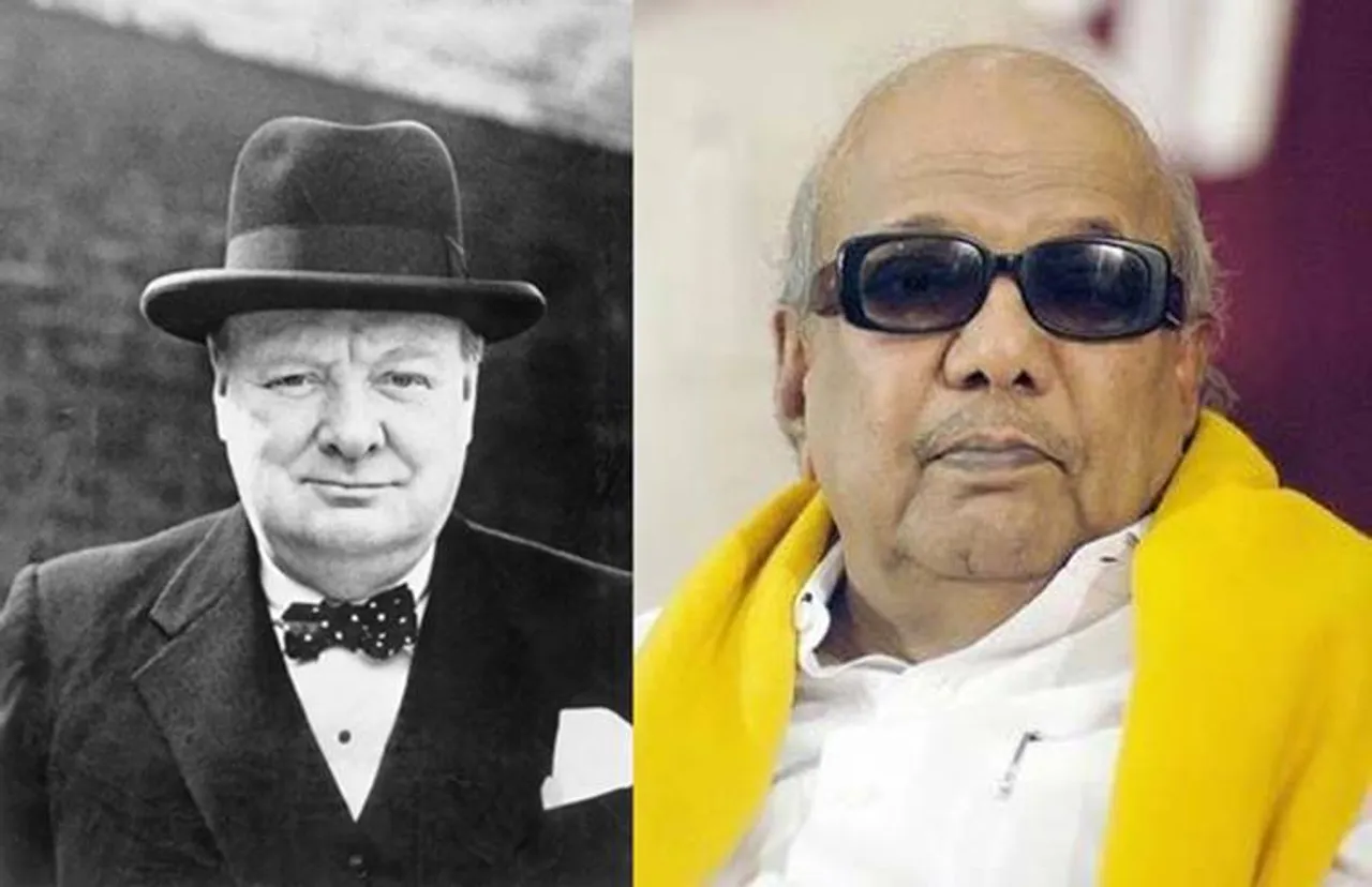 தமிழ் விளையாட்டு -5  : சர்ச்சிலும் கருணாநிதியும்