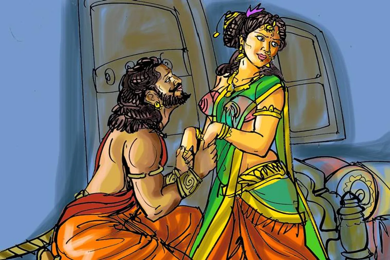 தமிழ்ச்சுவை 5 : பூவோடு உயிரையும் செருகினாள்