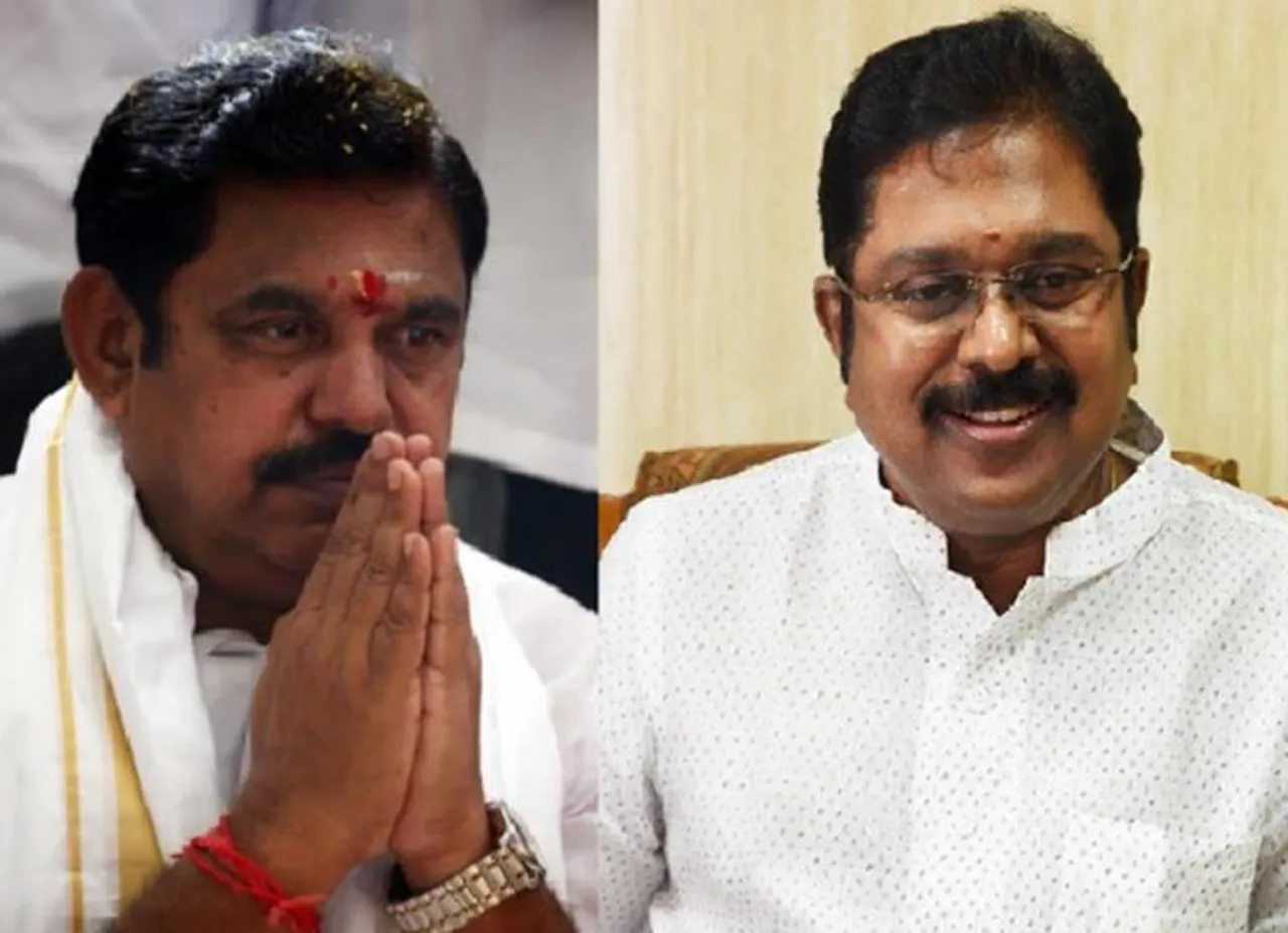 Edappadi palanisamy, TTV Dhinakaran, AIADMK