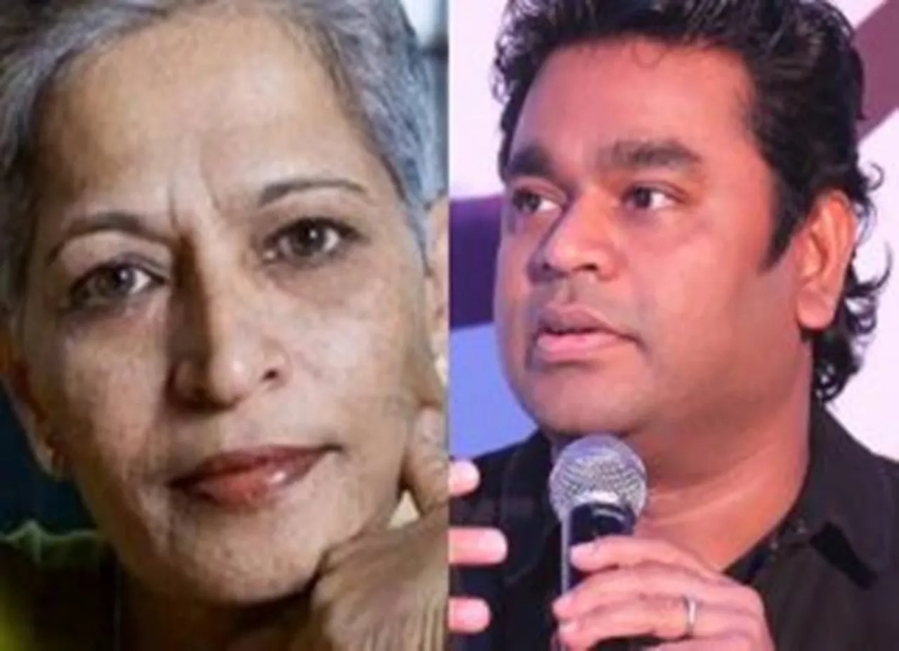 ”இது என்னுடைய இந்தியா இல்லை”: கவுரி லங்கேஷ் படுகொலைக்கு அனுதாபம் தெரிவித்த ஏ.ஆர்.ரகுமான்