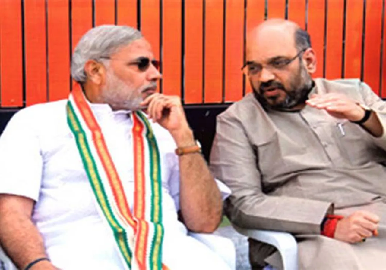 Modi - Amith Sha - Union Ministry reshuffle