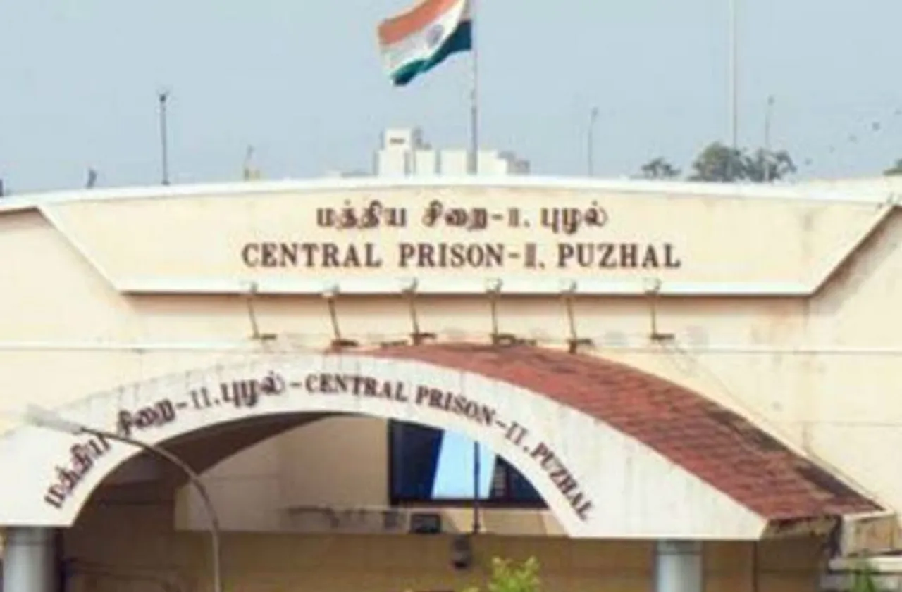 BJP, petrol bomb, puzhal jail, bjp office bearer
