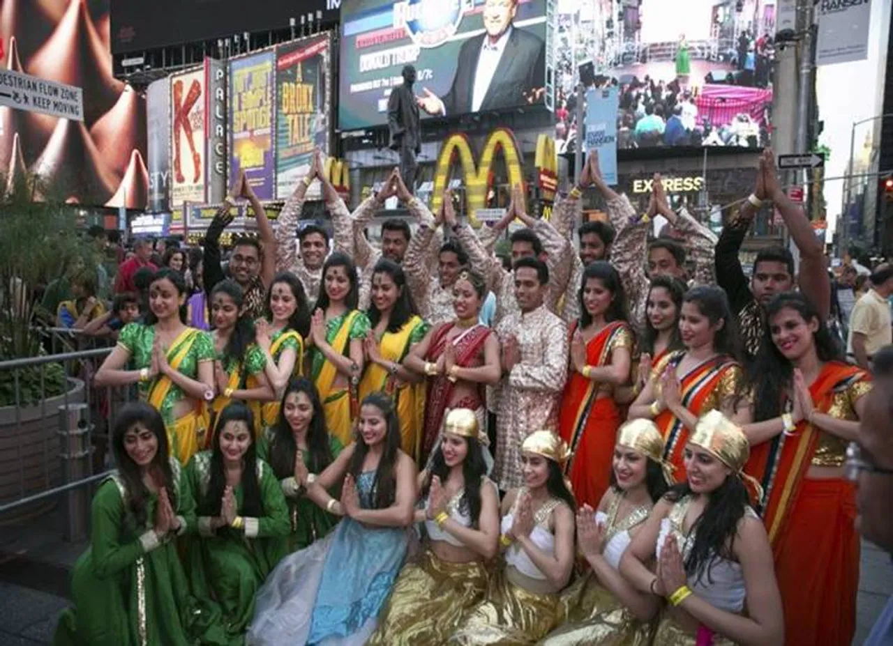 , Diwali lights up New York's Times Square, Diwali, New York, Times Square,