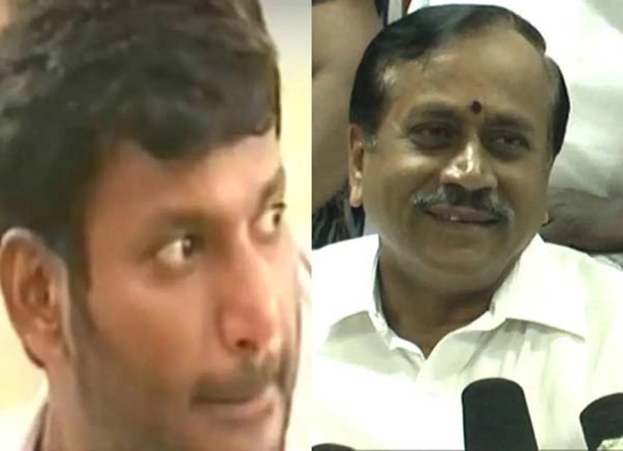 ,vishal,h.raja, BJP nadigar sangam,