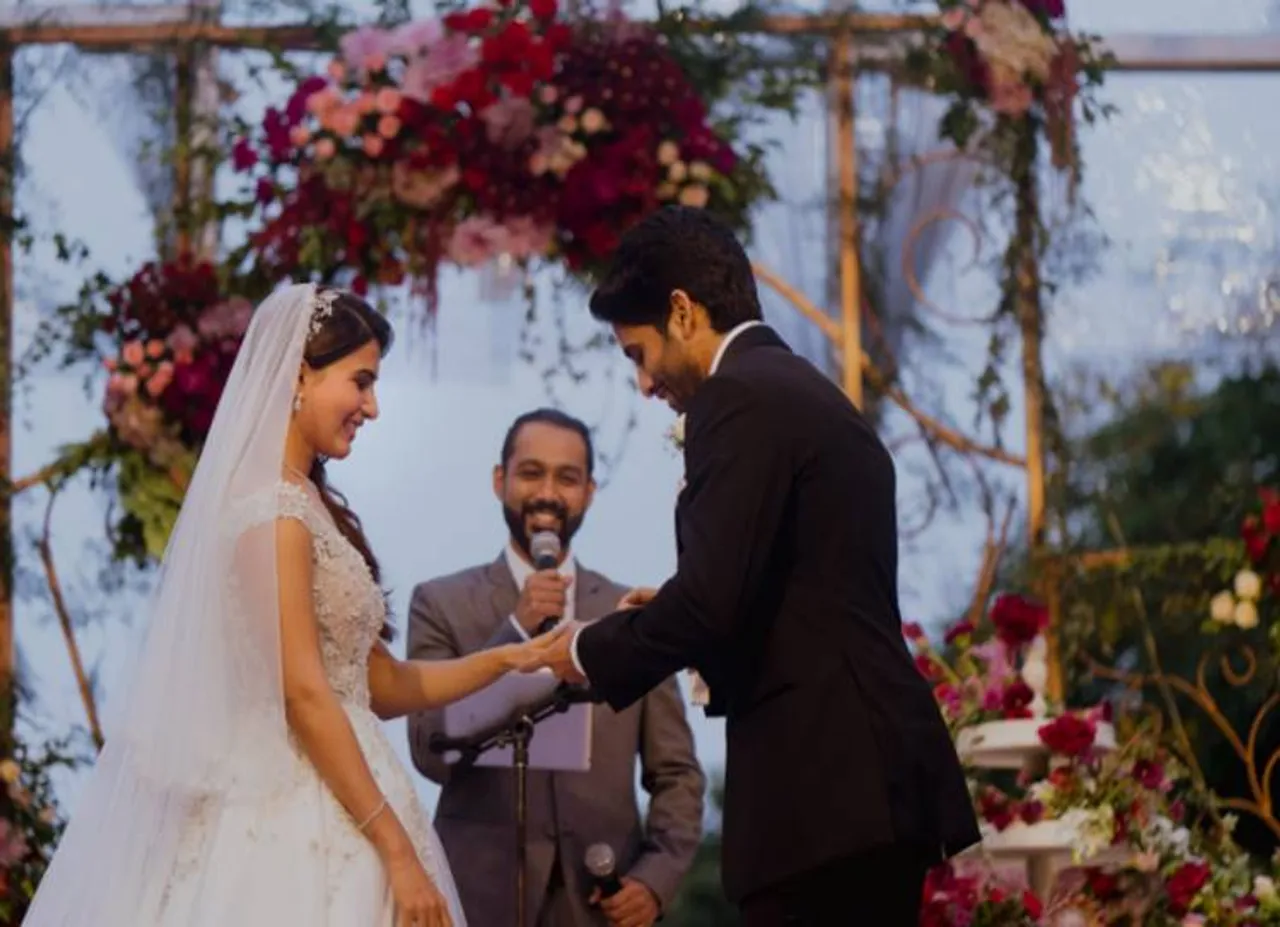 நாக சைதன்யா - சமந்தா திருமணம்! வாழ்த்து தெரிவித்த திரை நட்சத்திரங்கள்!