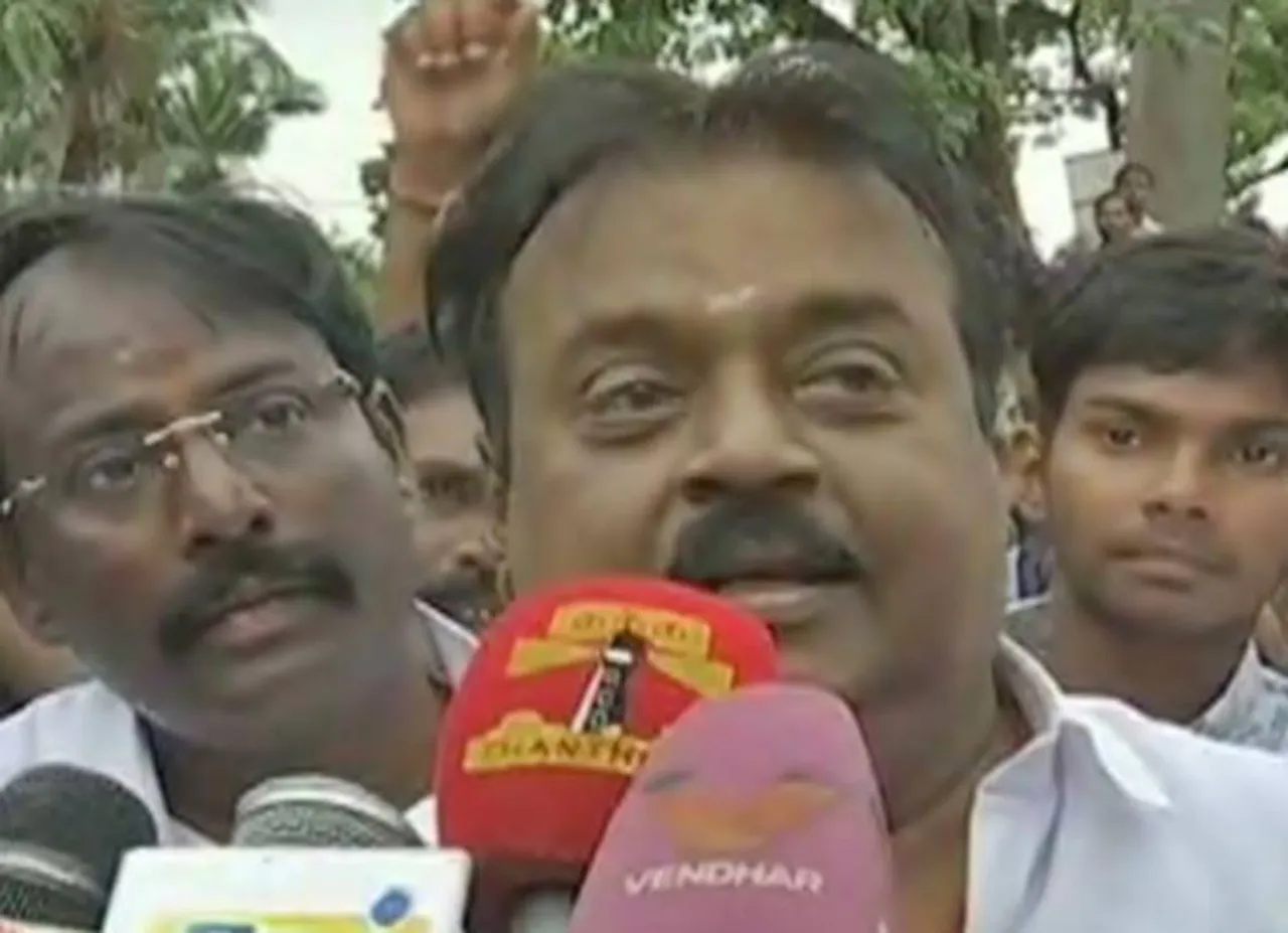என் பேச்சு நல்லவர்களாகிய மக்களுக்கு தான் புரியும்: ஆர்ப்பாட்டத்தில் பேசிய விஜயகாந்த்