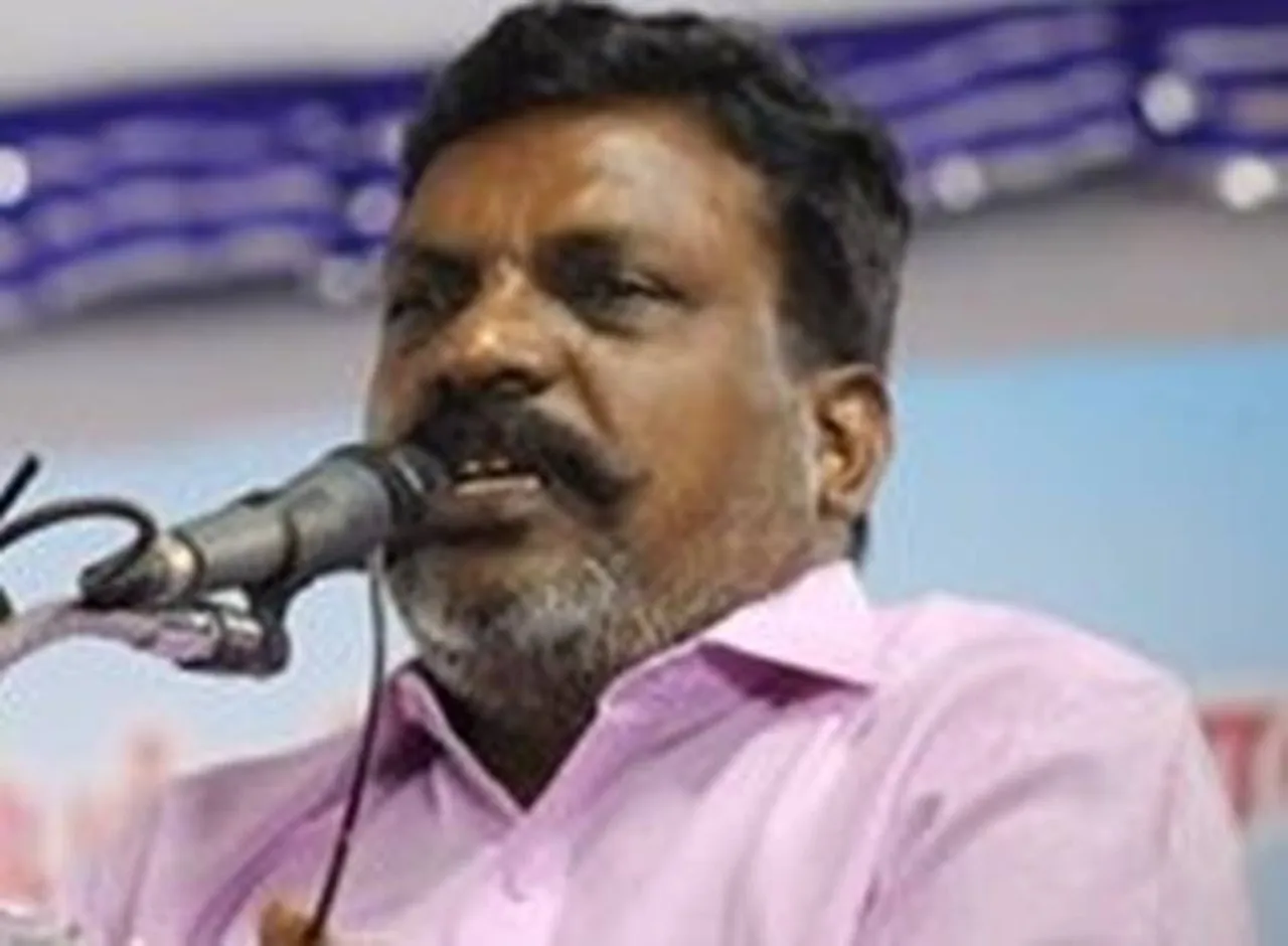 thol.thirumavalavan, hindu temple, buddhist, tiruppur, gopinath, vihara, babri masjid demolition, vck, dmk, mk stalin