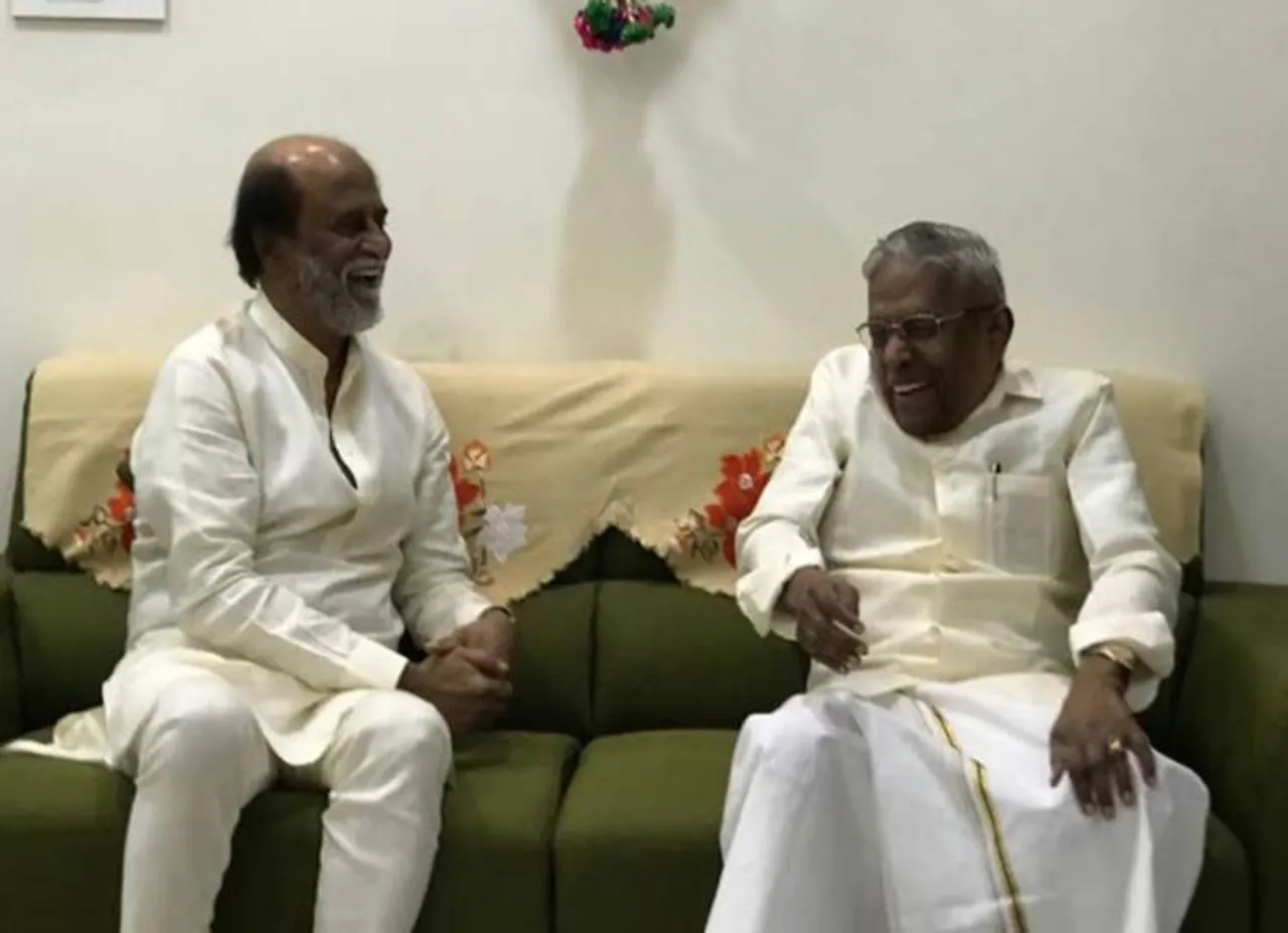 ரஜினி - ஆர்.எம். வீரப்பன் சந்திப்பு! ஒரு குட்டி ஃபிளாஷ்பேக்!