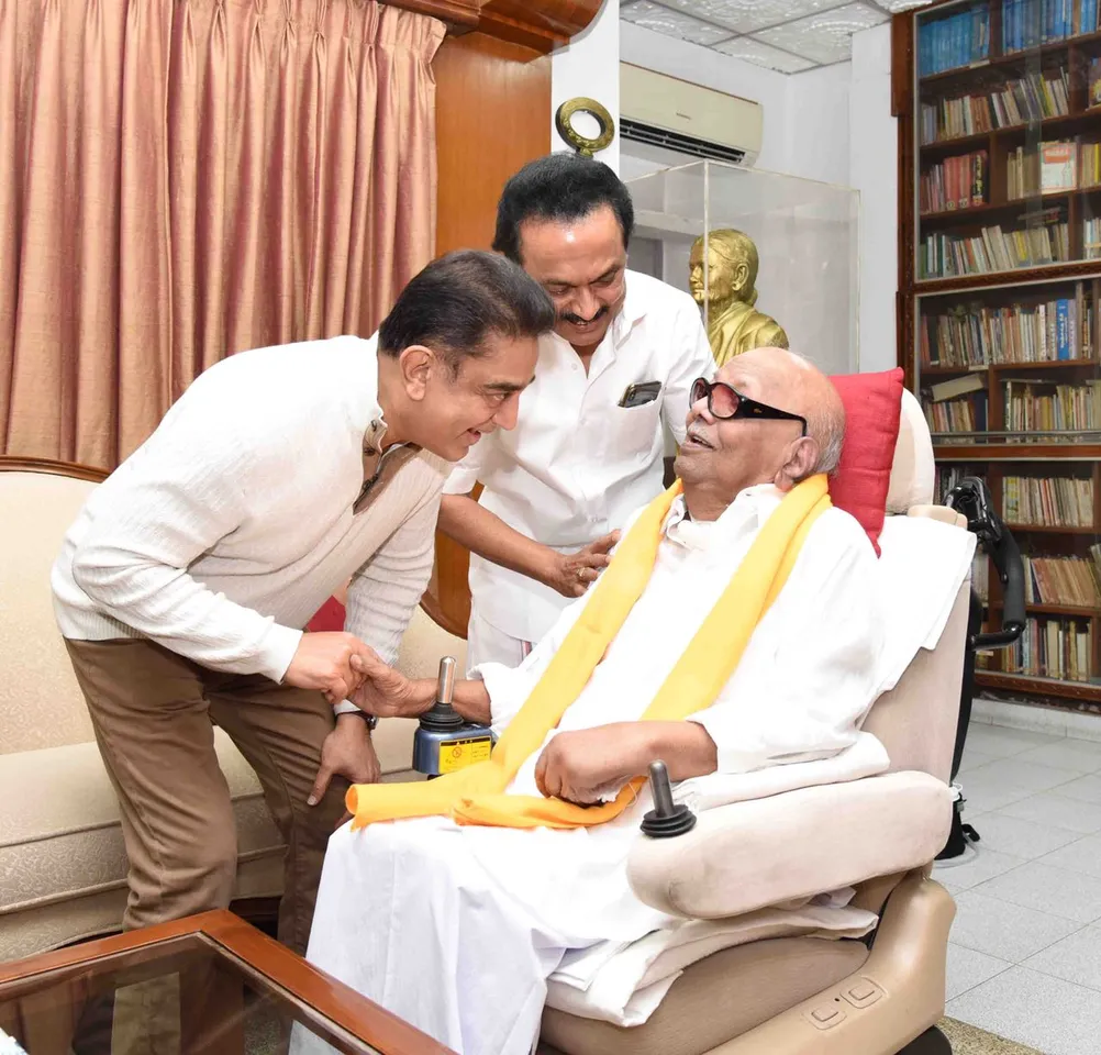 எனது அரசியல் பயணம் குறித்து கருணாநிதியிடம் தெரிவித்தேன்: கமல் ஹாசன்!