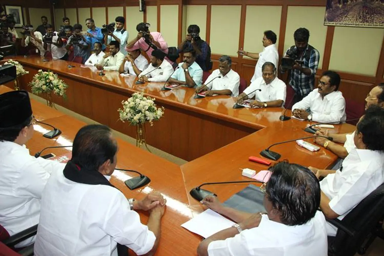 dmk - allaince party meeting