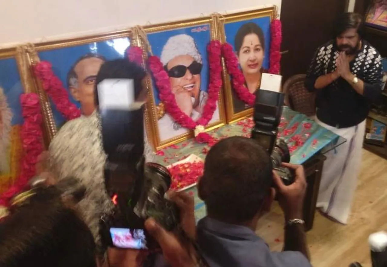 T.Rajendar, 4 Leaders, Photos, Chanakkiyan