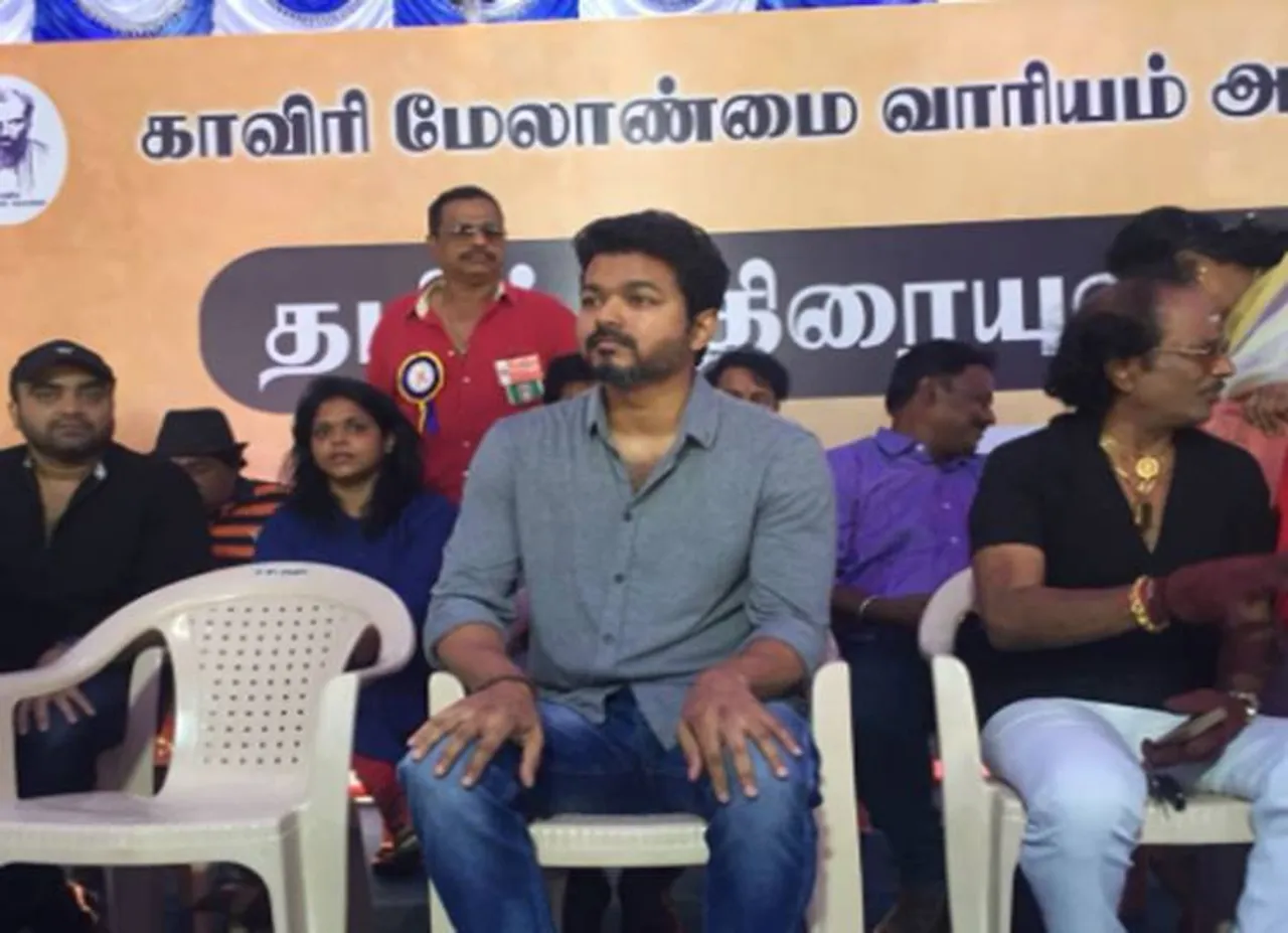 தமிழ் திரையுலகினரின் போராட்டம் நிறைவு: 'ராணுவமே வந்தாலும் அஞ்சமாட்டோம்!' - சத்யராஜ் ஆவேசம்!