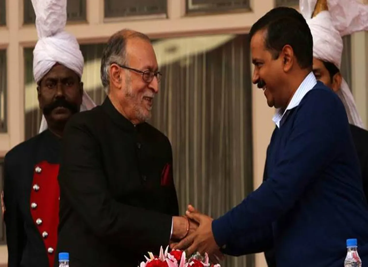 Arvind Kejriwal and Anil Baijal