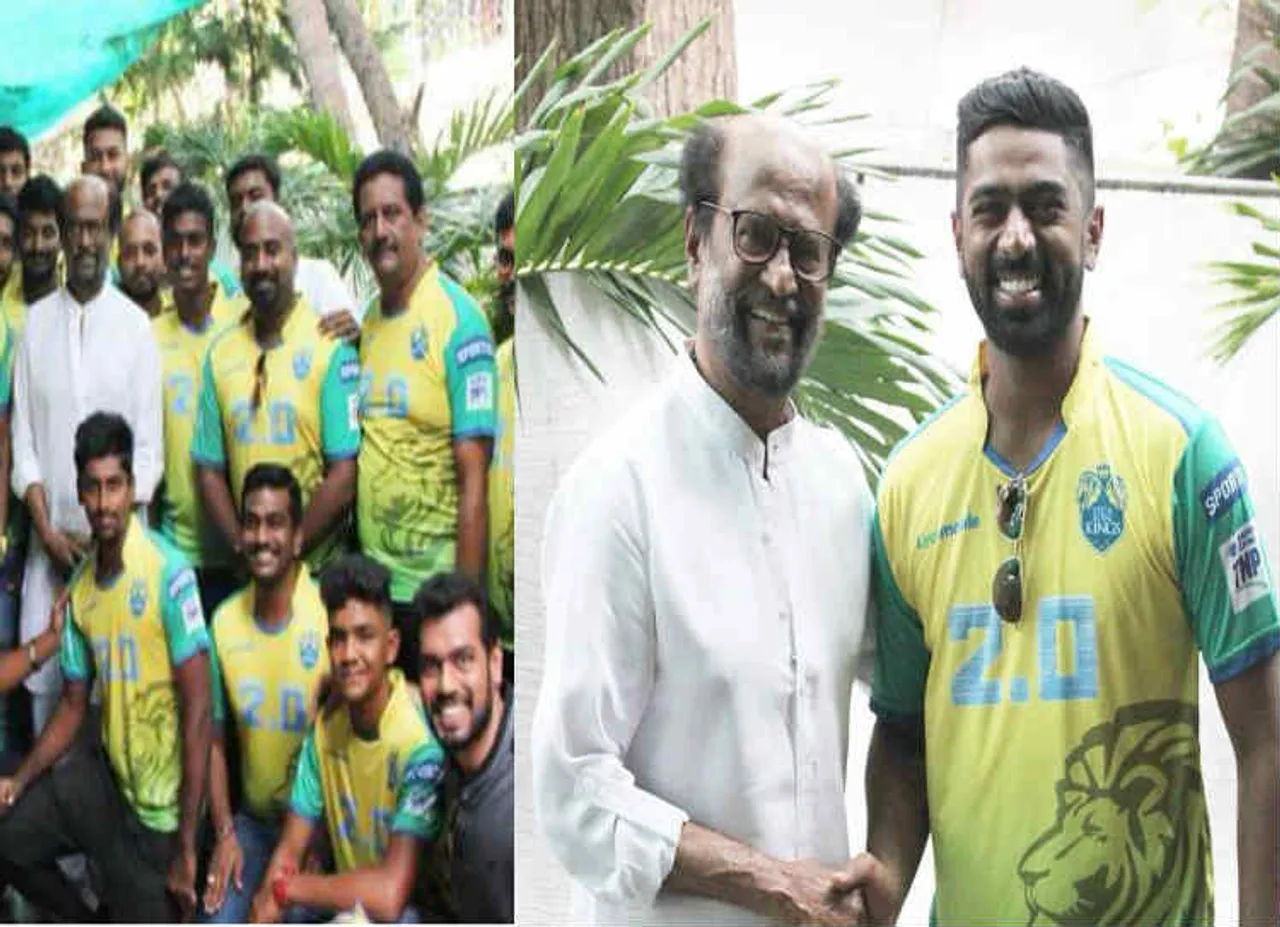 போட்டியில் ஜெயிக்க தலைவரிடம்  ஆசிர்வாதம் வாங்கிய கோவை அணி வீரர்கள்!