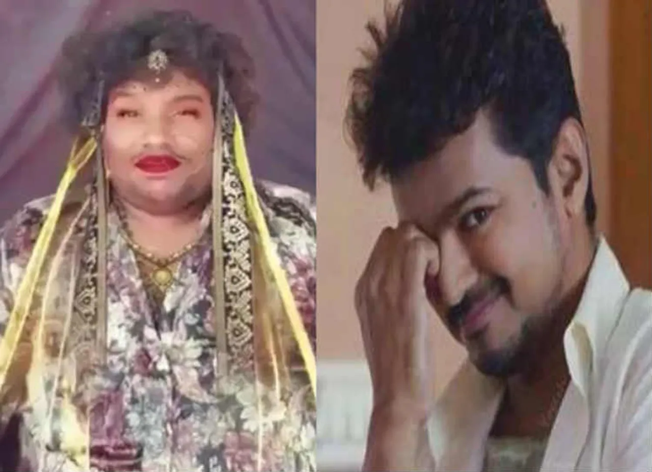 யோகி பாபு கன்னம் கிள்ளும் குறும்பு தளபதி விஜய்!!! வைரல் வீடியோ