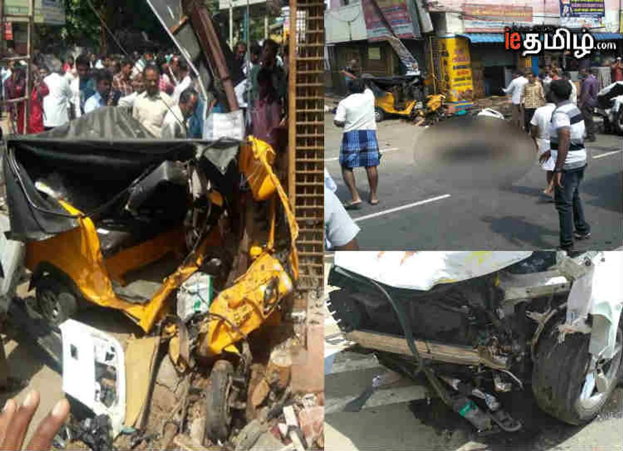 கோவை கார் விபத்து, coimbatore audi car accident