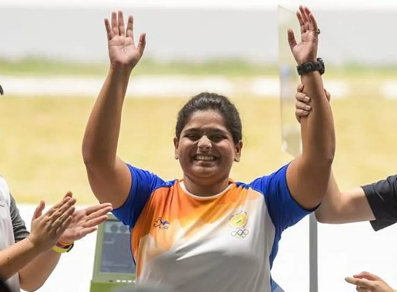 Rahi Sarnobat clinched the gold medal, asian games, asian games 2018, Rahi Sarnobat Won Gold In Asian Games 2018, ரஹி சர்னோபட், ரஹி சர்னோபட் தங்கம் வென்றார்