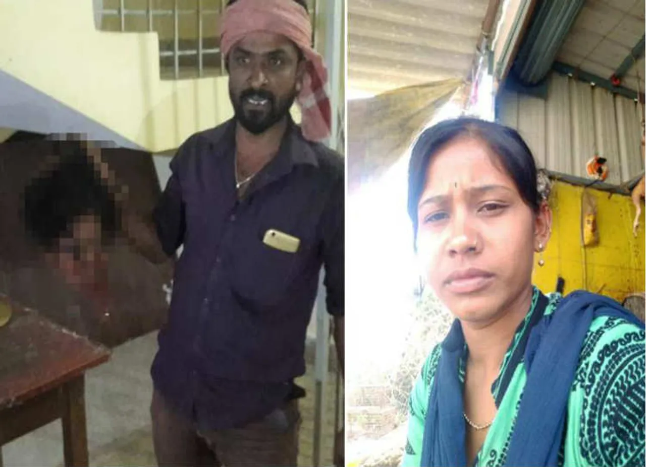 மனைவியின் தலையை வெட்டி காவல் நிலையம் கொண்டு வந்த கணவர்.. பதறிப்போன காவலர்கள்!