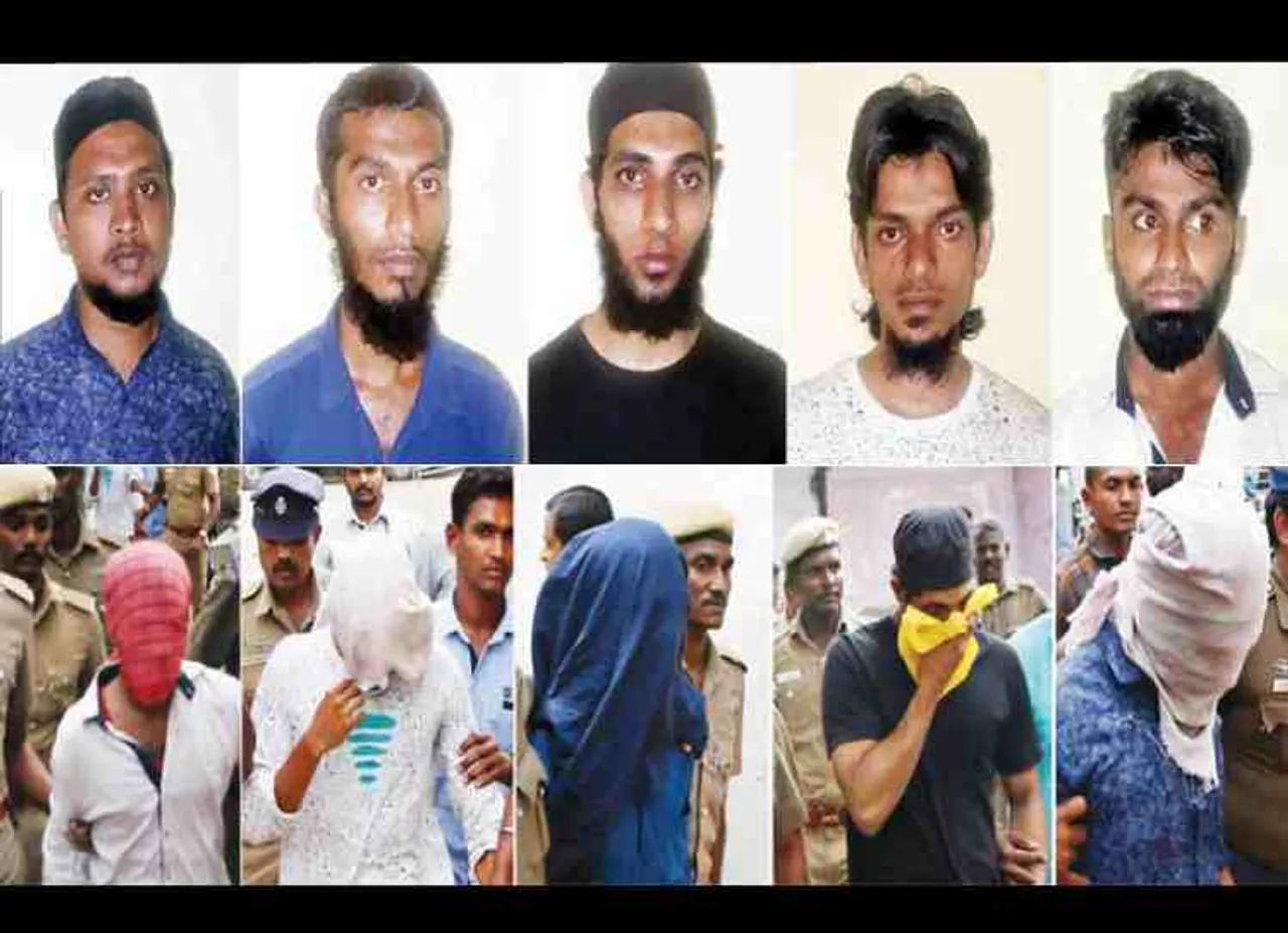 5 arrested in coimbatore, கோவையில் 5 பேர் கைது