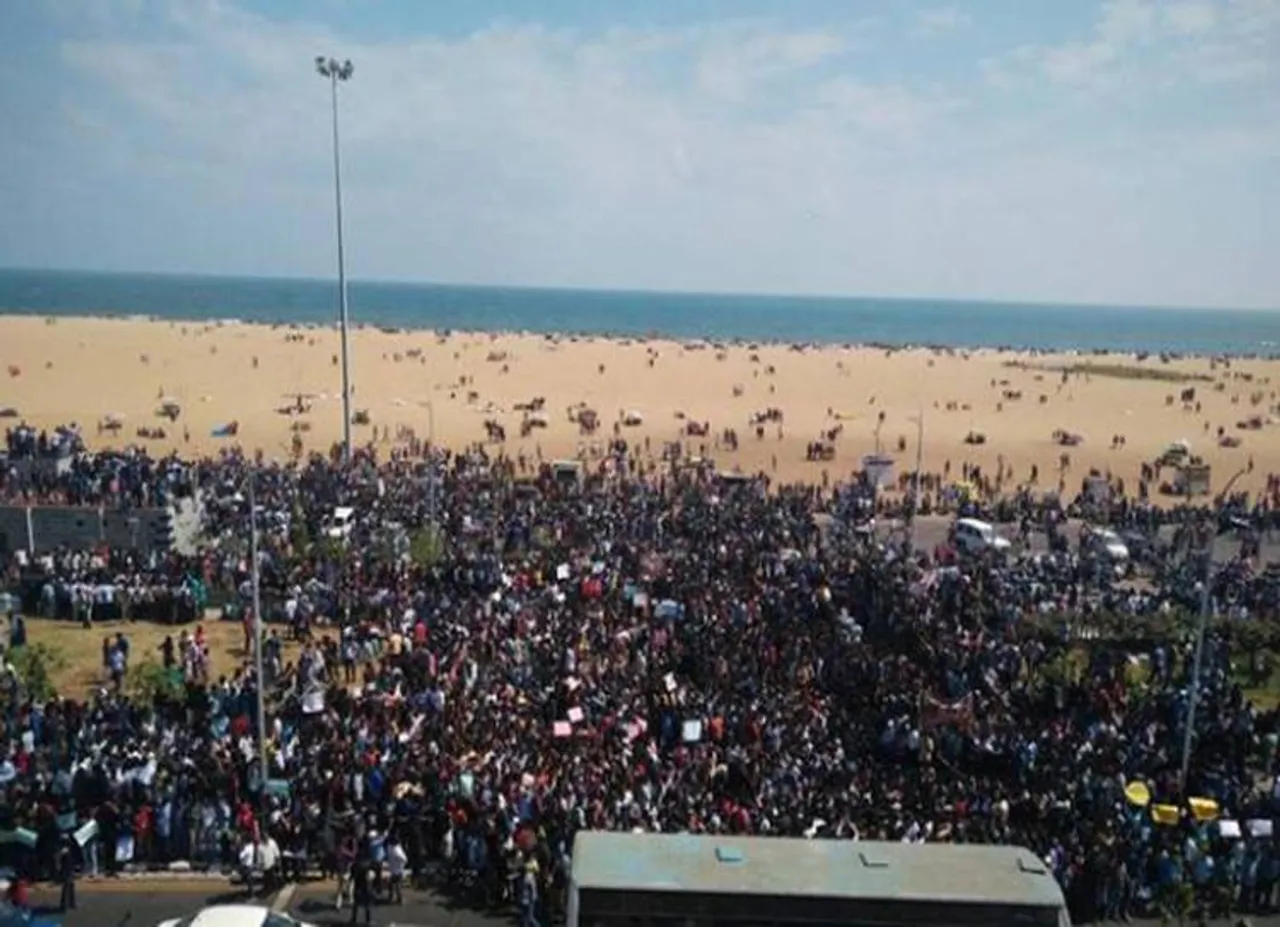 மெரினாவில் போராட்டம் நடத்த அனுமதி கிடையாது
