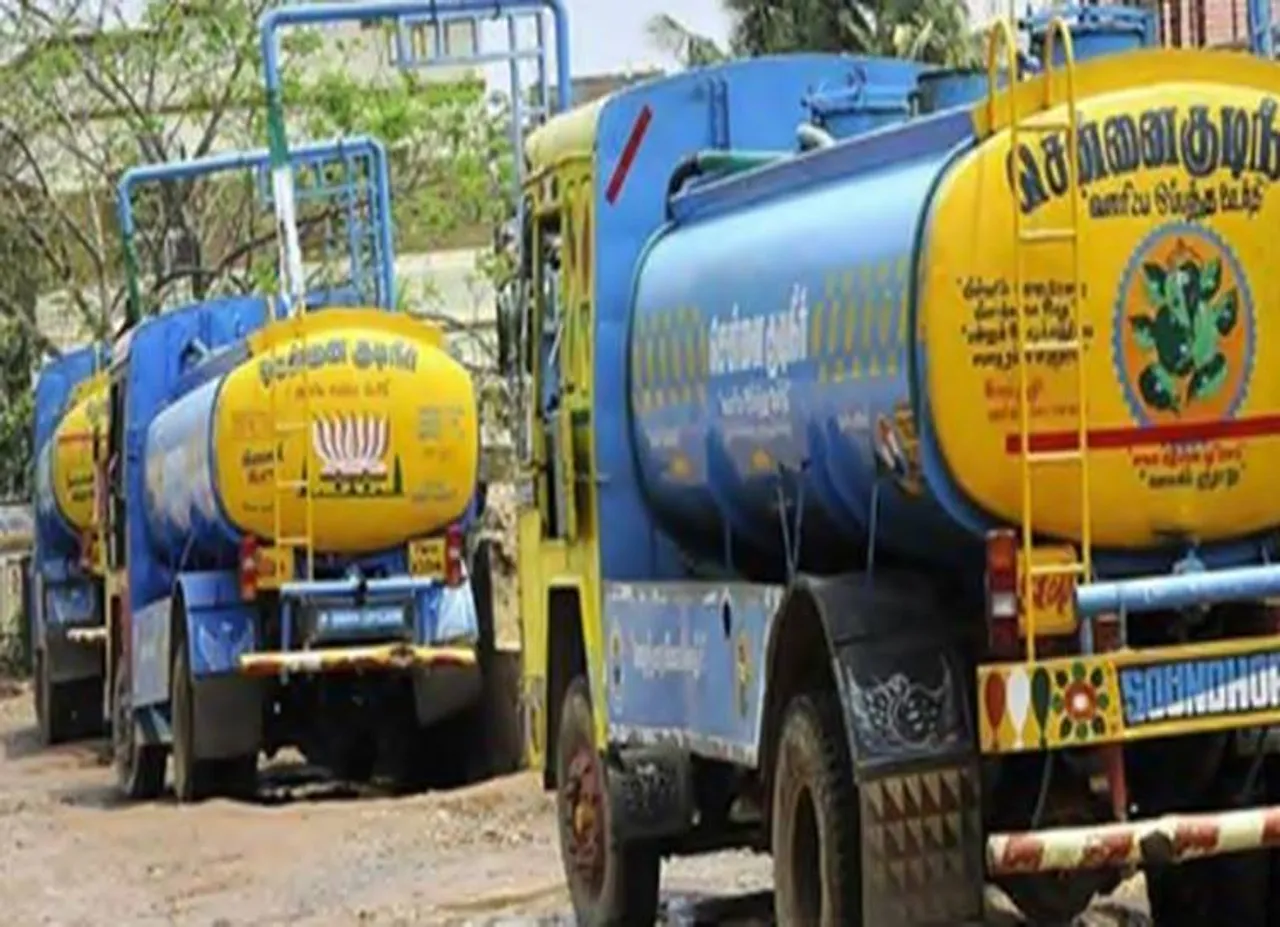 தனியார் தண்ணீர் லாரிகள் வேலைநிறுத்தம்