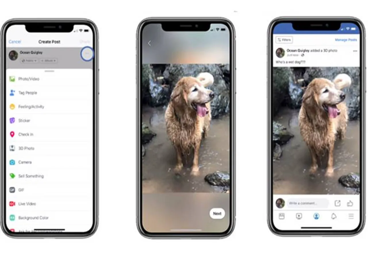 Facebook 3D photo feature