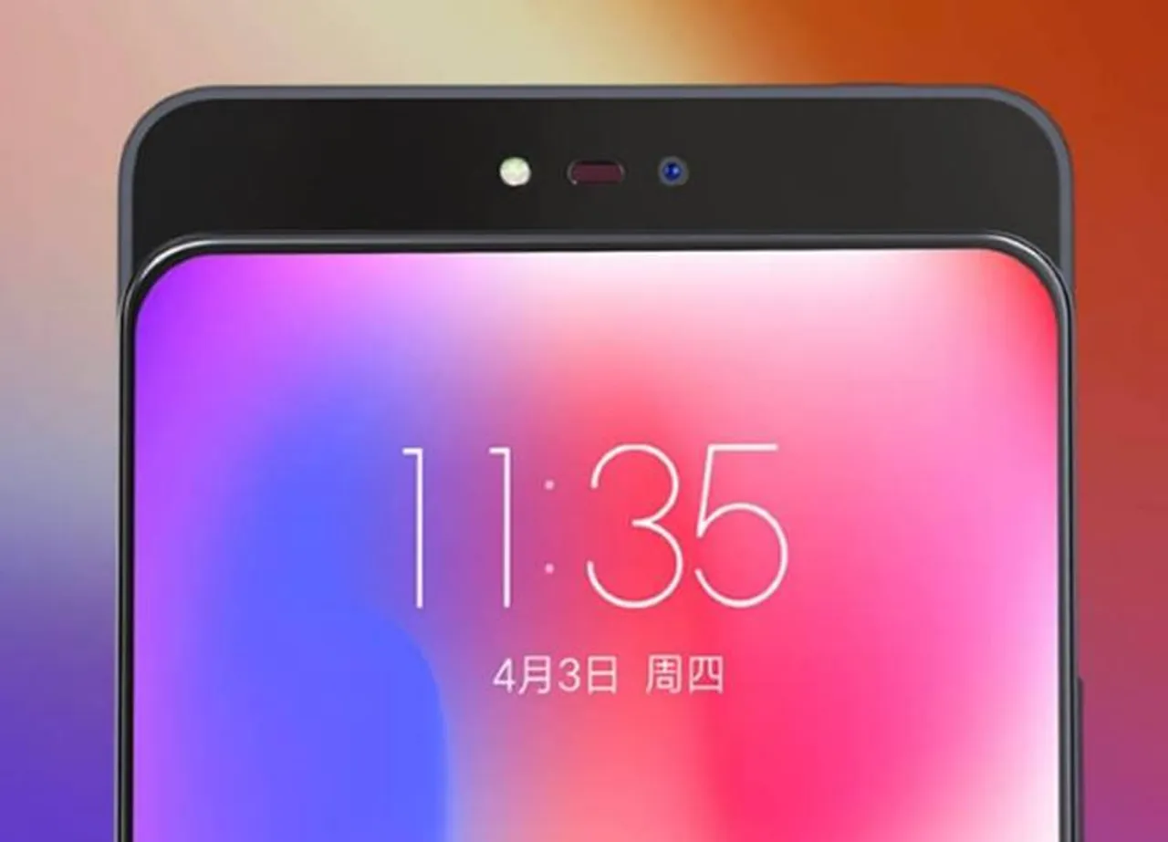 Lenovo Z5 Pro with manual slider display