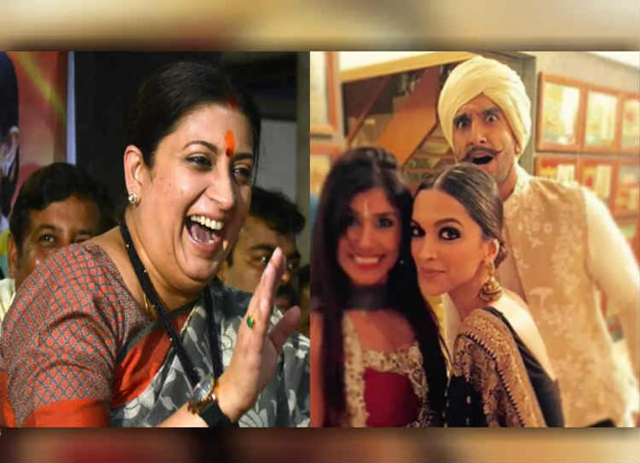 Smriti Irani about Deepveer wedding, ஸ்மிருதி இரானி