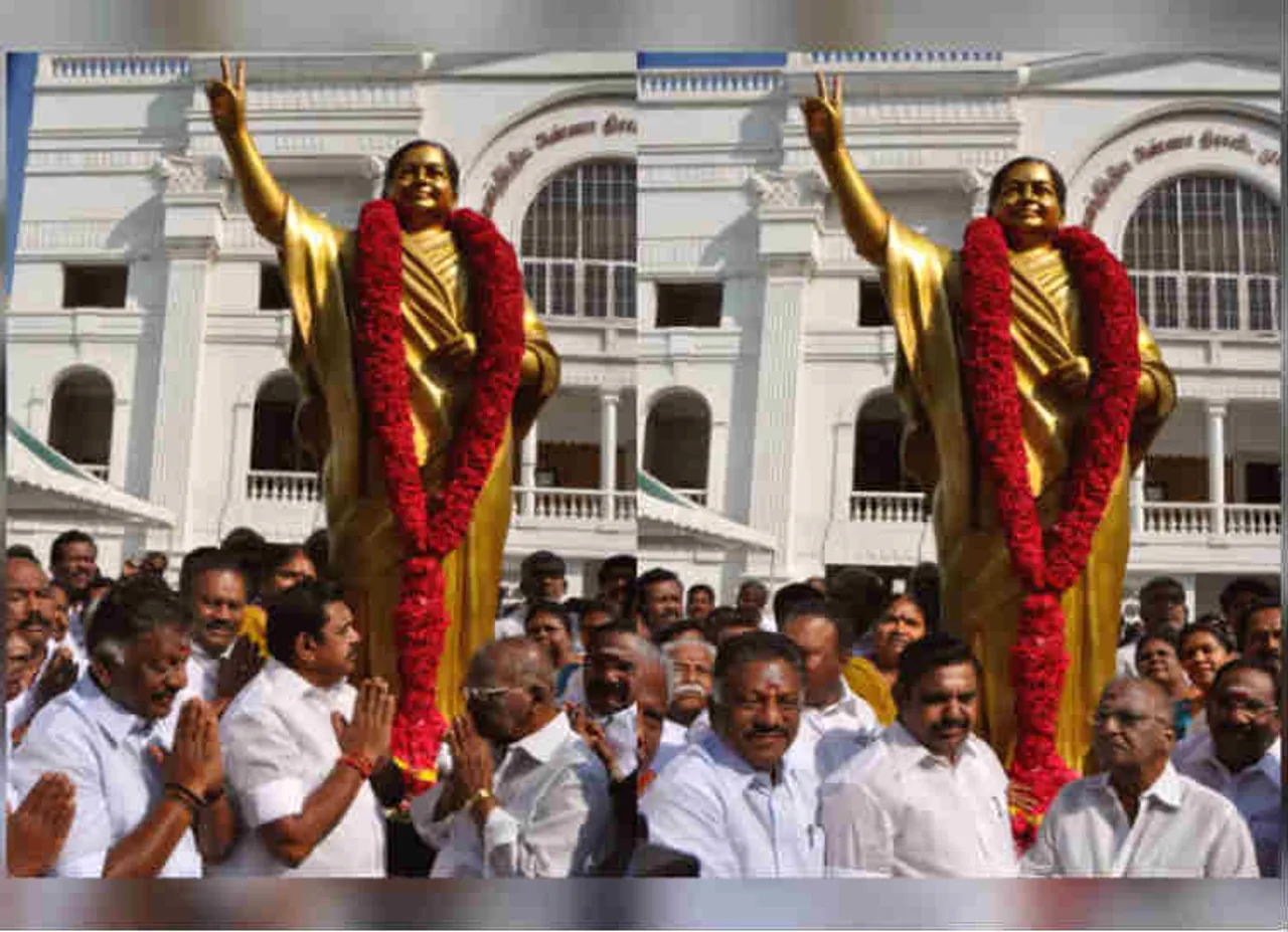 ஜெயலலிதா சிலை, ஜெயலலிதா திருவுருவ சிலை, Jayalalitha statue