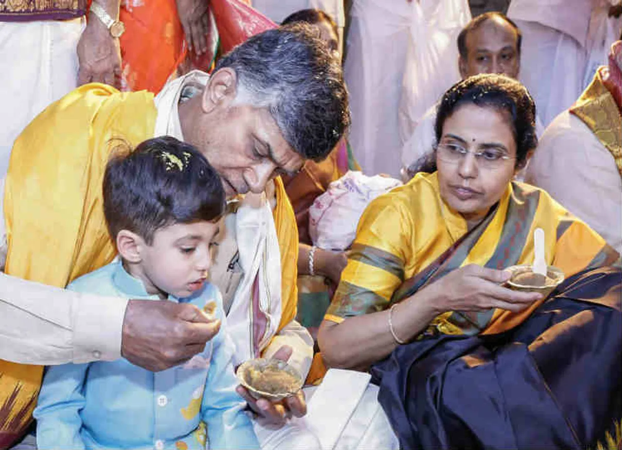 சந்திரபாபு நாயுடு பேரன்