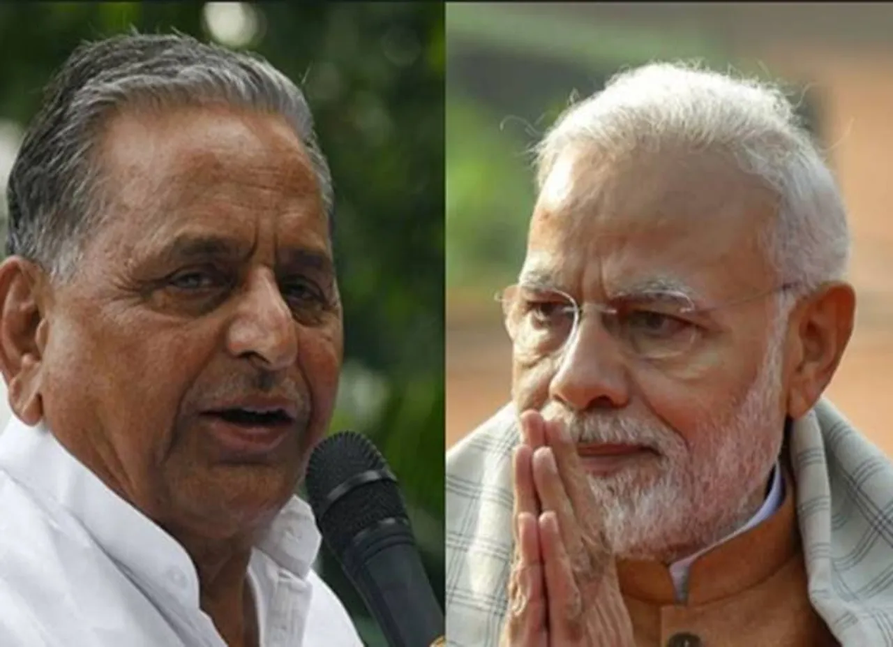 Mulayam Singh Yadav springs a surprise in Lok Sabha, says Narendra Modi must get second term as PM - 'மோடி மீண்டும் பிரதமராக வாழ்த்துகள்' - முலாயம் சிங் பேச்சால் ஆச்சர்யமடைந்த பிரதமர்