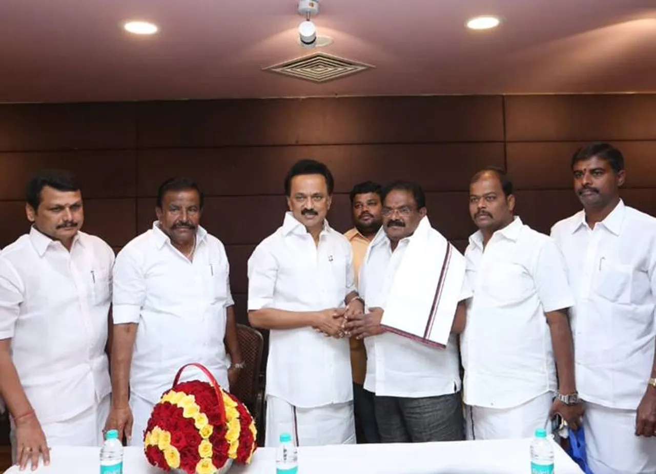 VP Kalairajan joined in dmk