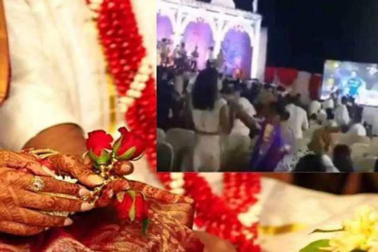 ipl, wedding reception, mumbai indians, chennai super kings, viral, video, cricket, ஐபிஎல், கிரிக்கெட்
