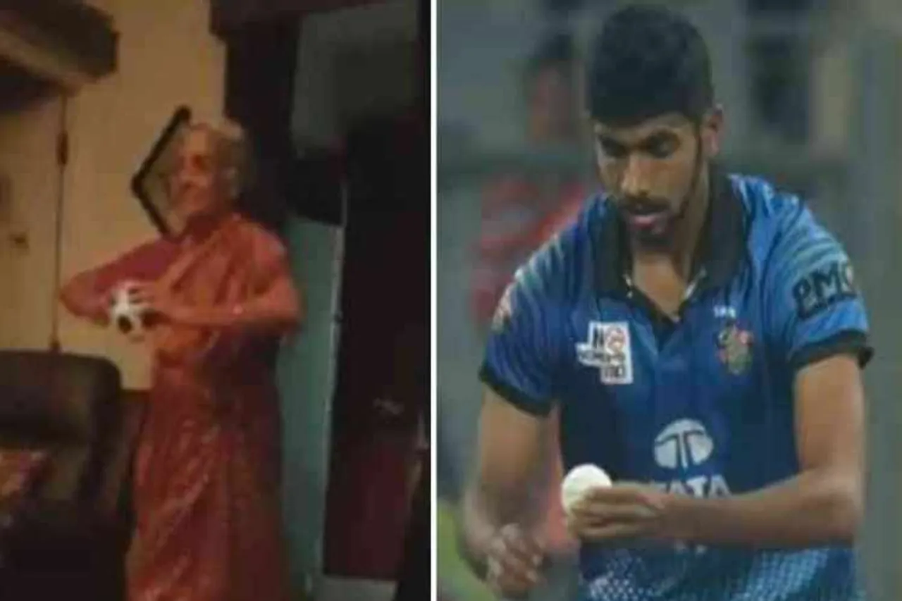 Jasprit Bumrah, bowling, action, imitate, woman, twitter, video, cricket , ஜஸ்பிரீத் பும்ரா, பவுலிங், பெண், டுவிட்டர், வீடியோ