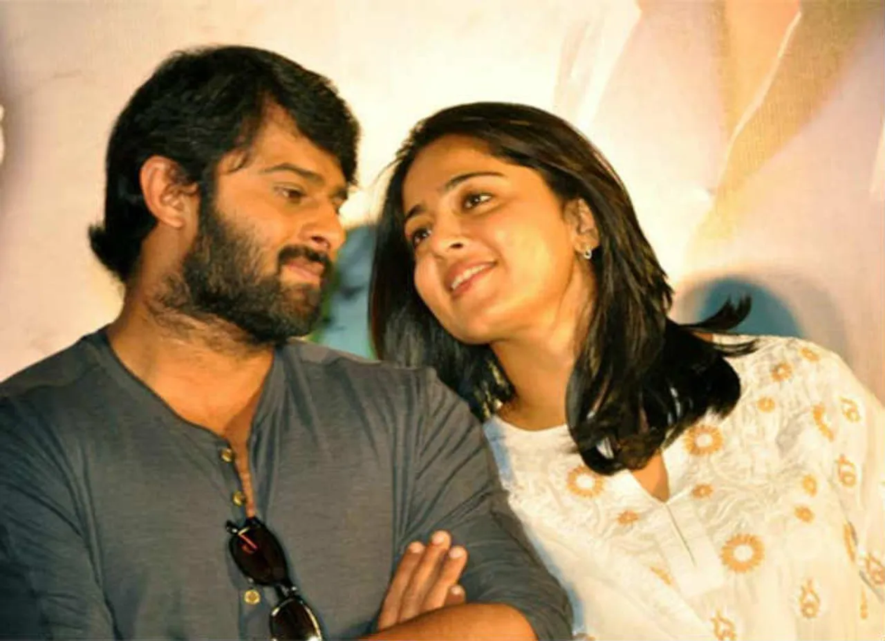 Prabhas about anushka shetty's positive and negative