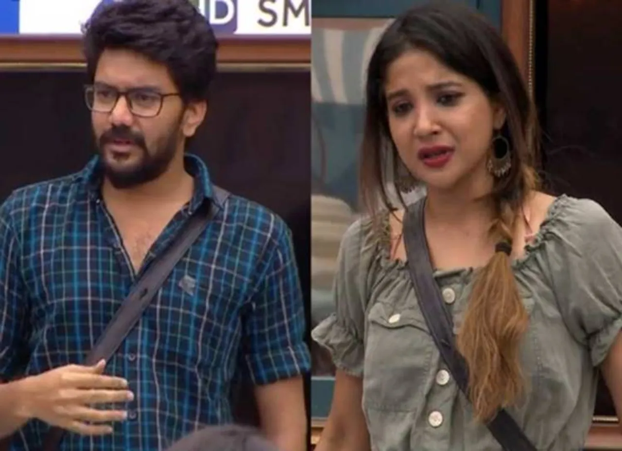 bigg boss promo today kamal haasan sakshi dharshan -வெளியேறும் நொச நொச.... கேள்வியால் அதிர்ந்த பட பட...! - பிக்பாஸ் 50வது நாள் அட்ராசிட்டி
