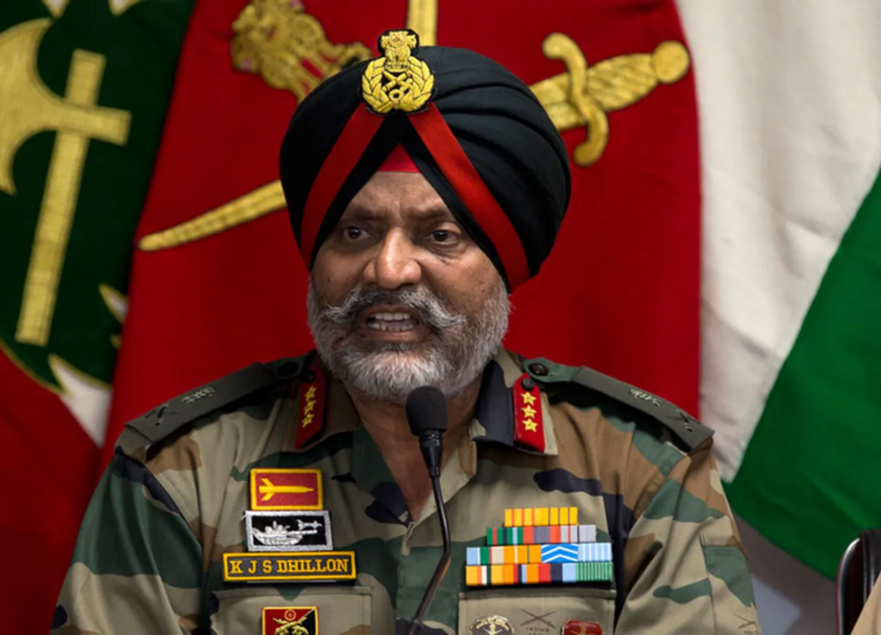 Jammu Kashmir bifurcation issue joint press conference, Gen. K.J.S. Dhillon