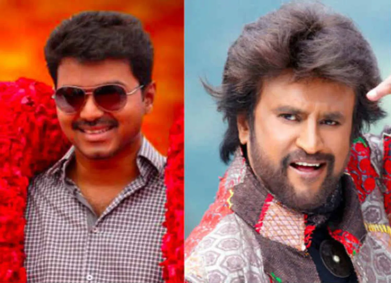 Vijay Rajinikanth fans against ajith