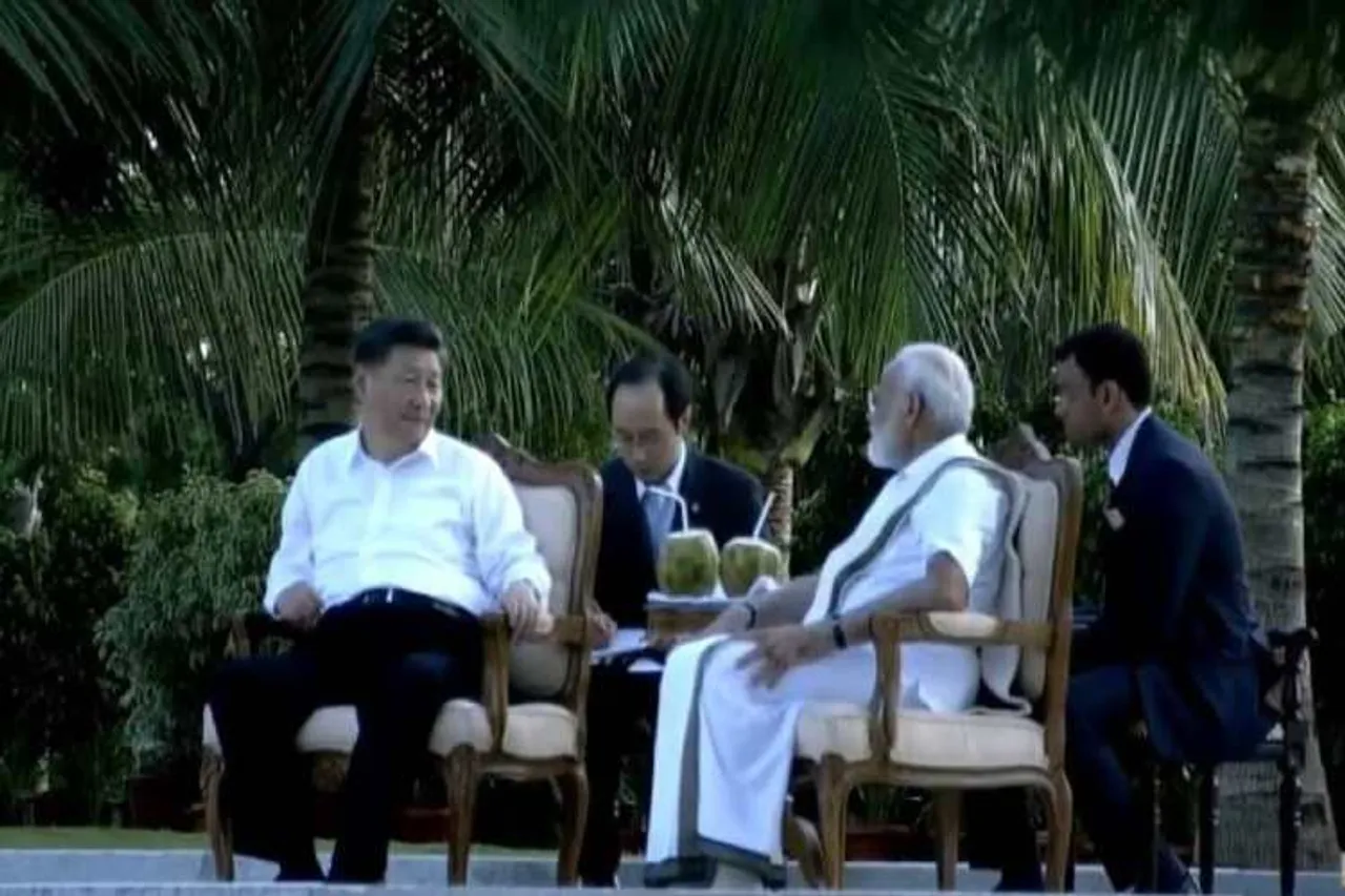 Modi - Xi Jinping Chennai